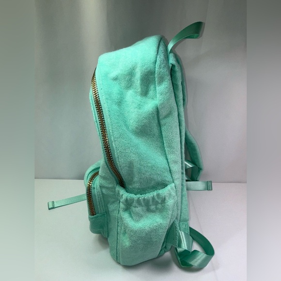 Stoney Clover Lane Light Green Terry Cloth Embossed Backpack main image 6